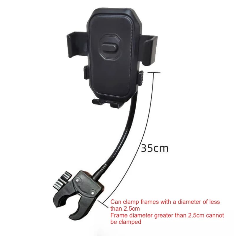 Support de téléphone portable pour fauteuil roulant électrique, accessoires de support fixe pour dif