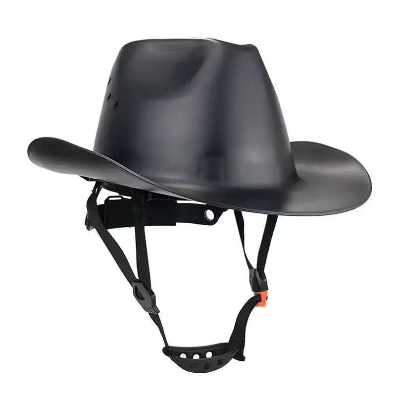 Casque rigide de cowboy à bord complet avec lunettes de haute qualité, casque de sécurité de protect