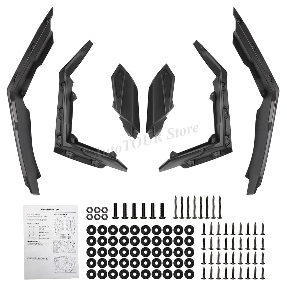 Garde-boue évasé Super étendu pour Can-Am Maverick X3 1000 Max R RR 4x4 XRC Turbo 2017 – 2024, acces