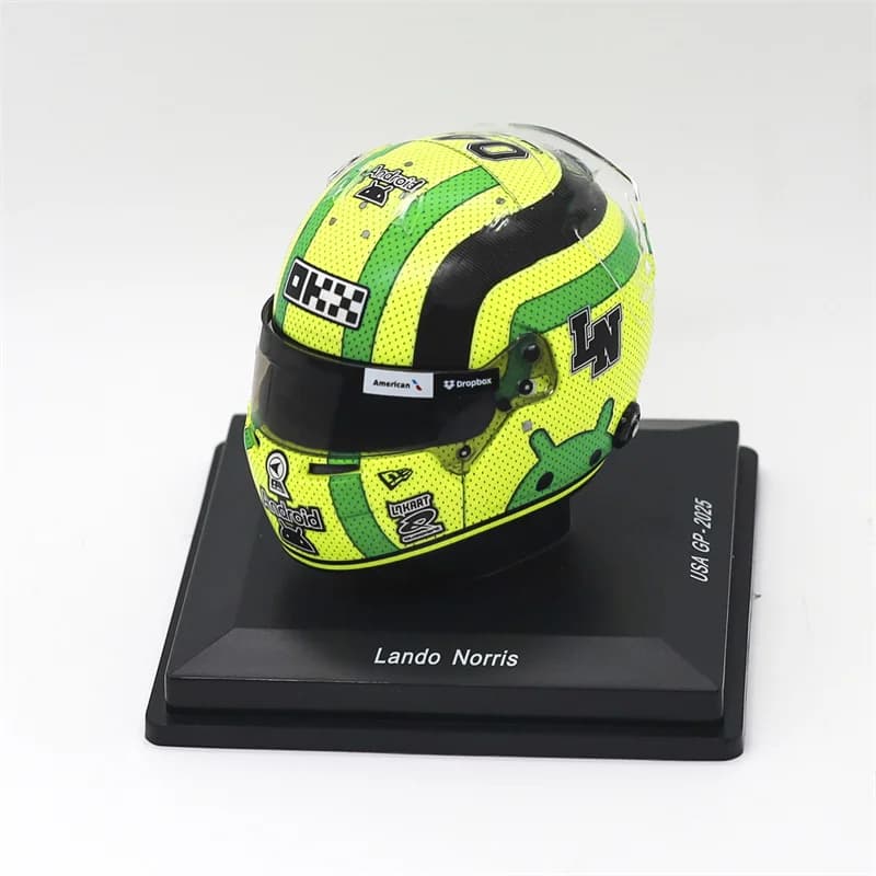 Casque miniature Spark 1:5 TEAM LANDO NORRIS 2025 – Cadeau idéal