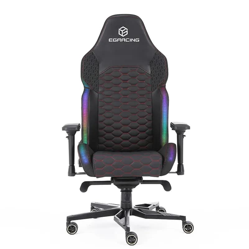 Chaise de jeu personnalisée, chaises de jeu, chaise de jeu LED avec éclairage LED