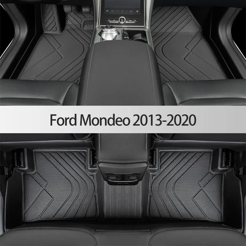 Tapis de sol de voiture en TPE personnalisé pour Ford Mondeo, tapis intérieur étanche, accessoires a