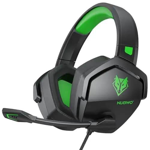 NUBWO N16 casque de jeu micro antibruit, casque filaire sonore stéréo pour PS5, PS4, Xbox One, Switc