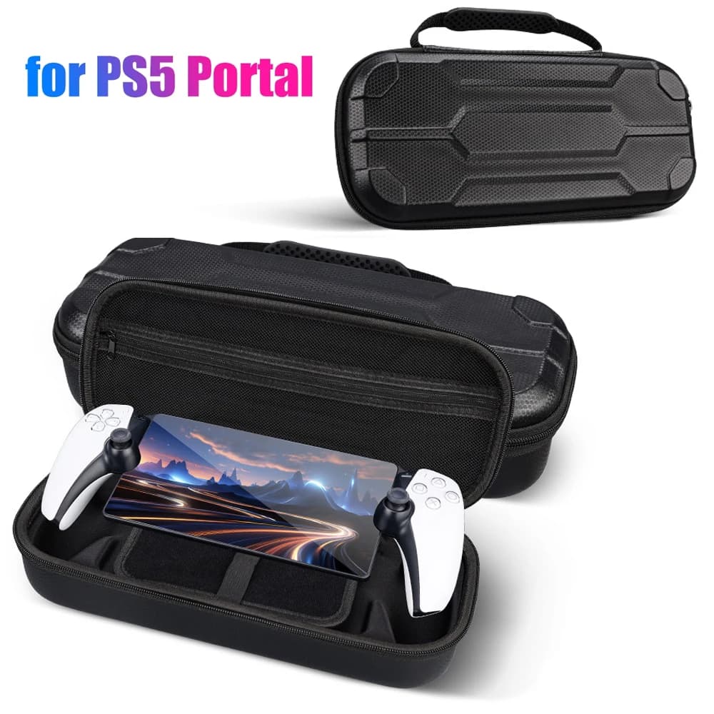 Étui de transport pour Sony PS5 PlayStation Portal, housse de protection antichoc, sac de rangement 
