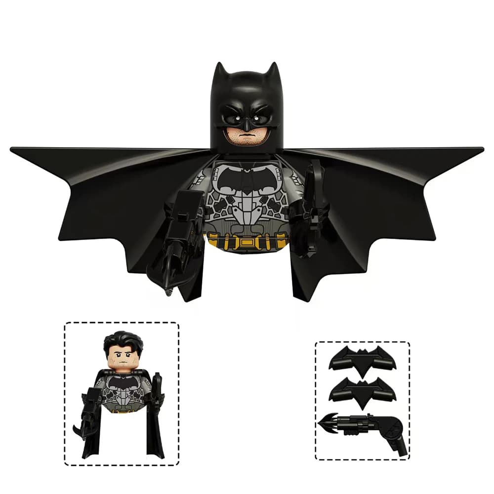 Figurines de la série Batman, entièrement équipées, Hell Armor, divers modèles d'assemblage.