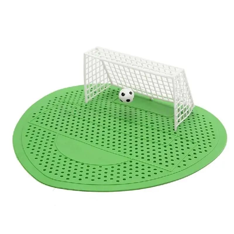 Tapis de tir de football pour urinoir, avec filtre et écran, pour hommes, usage domestique, hôtelier