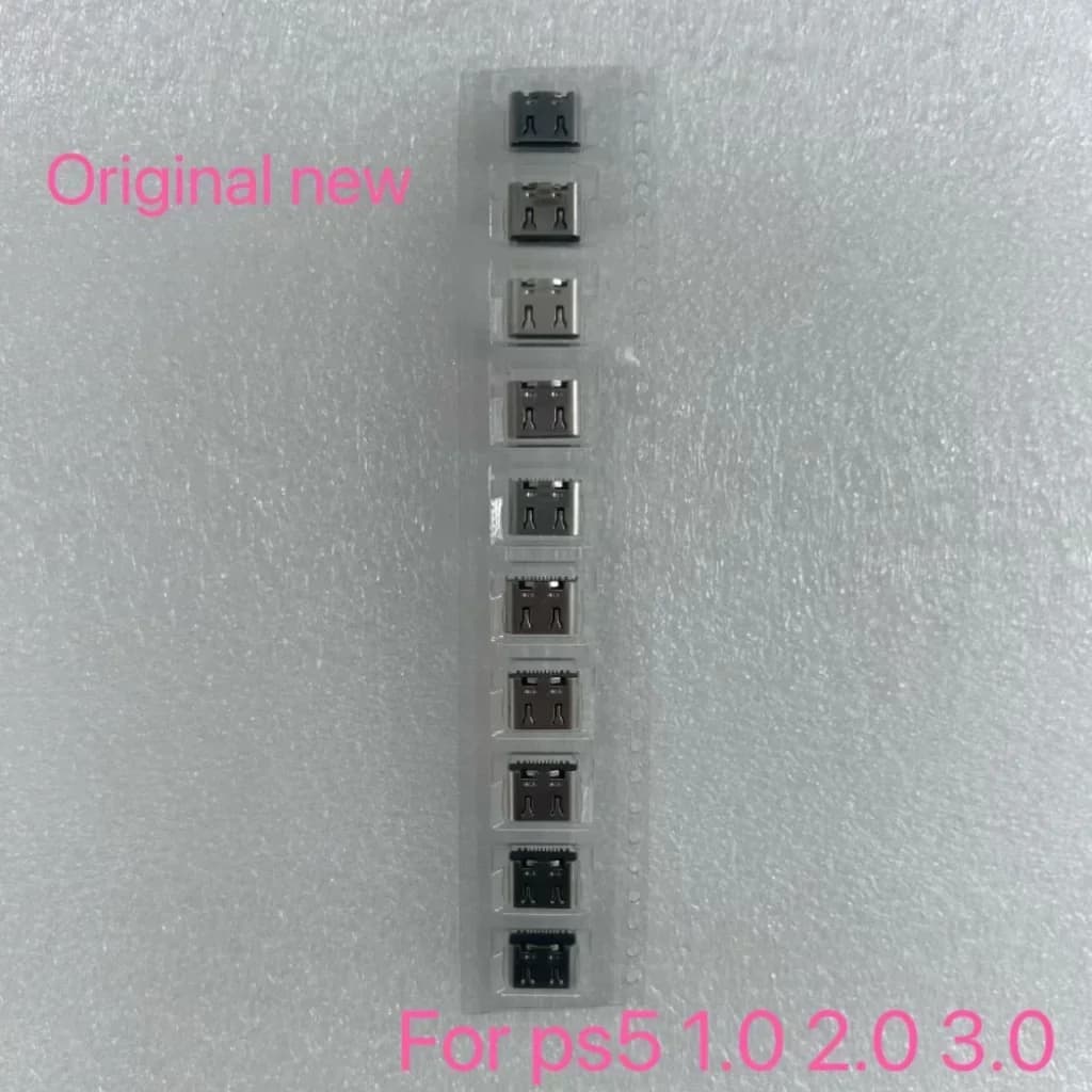 10 pièces, nouveau connecteur de charge USB de type C d'origine pour manette de jeu PS5 Dualsense 5,