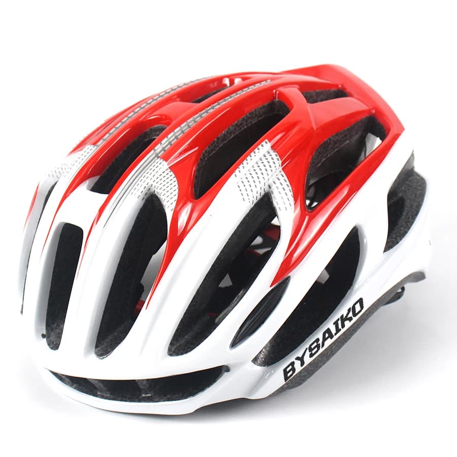 Casque de vélo de route de montagne hommes femmes adulte intégralement moulé ultraléger blanc cyclis