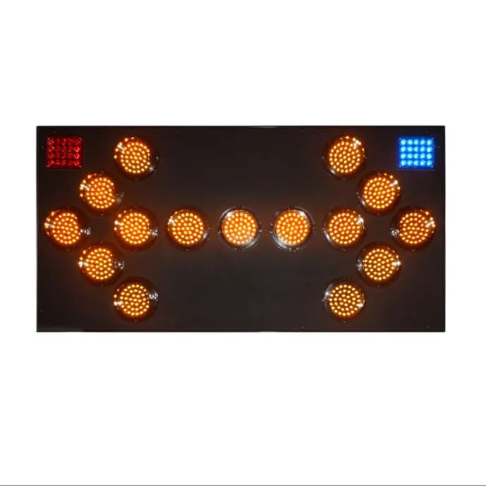 Feu d'avertissement de flèche LED pour circulation, en aluminium robuste, pour montage sur camion, s