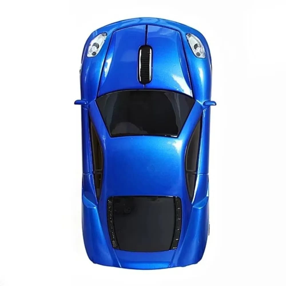 Souris de voiture sans fil 2,4 GHz amusante avec lumière LED, récepteur USB, souris d'ordinateur 120