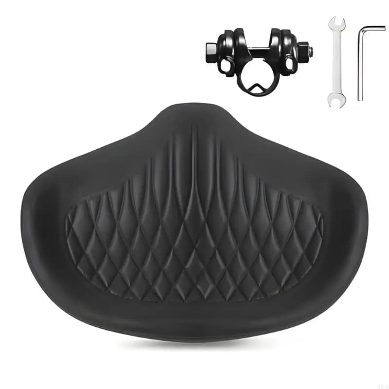 Selles vélo surdimensionnées, ergonomiques, douces confortables, coussins d'assise pour motos électr