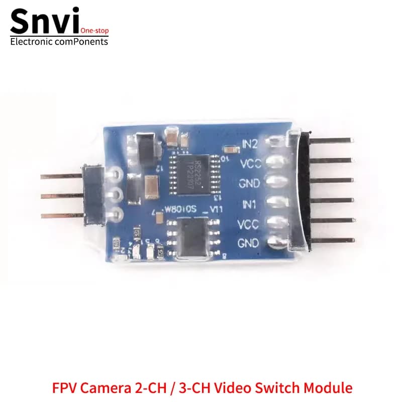 Caméra Drone FPV, commutateur vidéo 2 canaux/3 canaux, commutateur électronique, Module de commutati