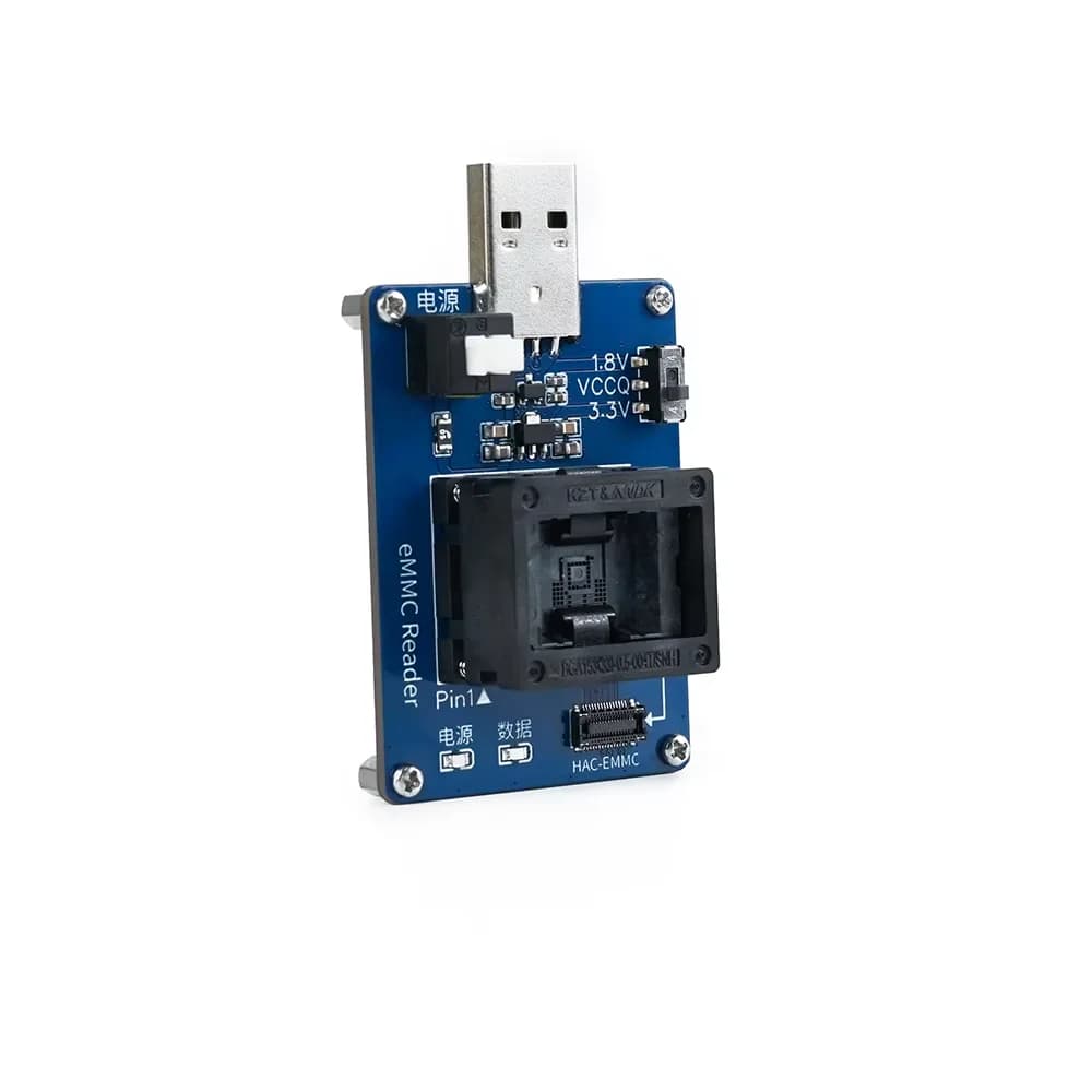 Module EMMC programmation EMMC pour commutateur adaptateur de lecteur EMMC HAC