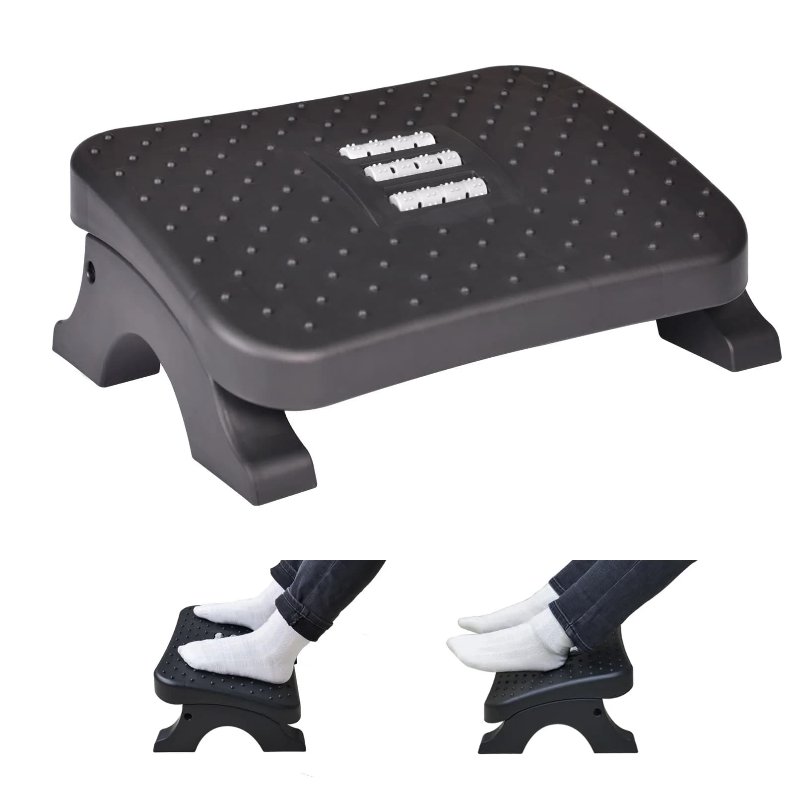 250-500 ergonomique pour les pieds sous le bureau, surface de massage, favorise le surpoids des jamb