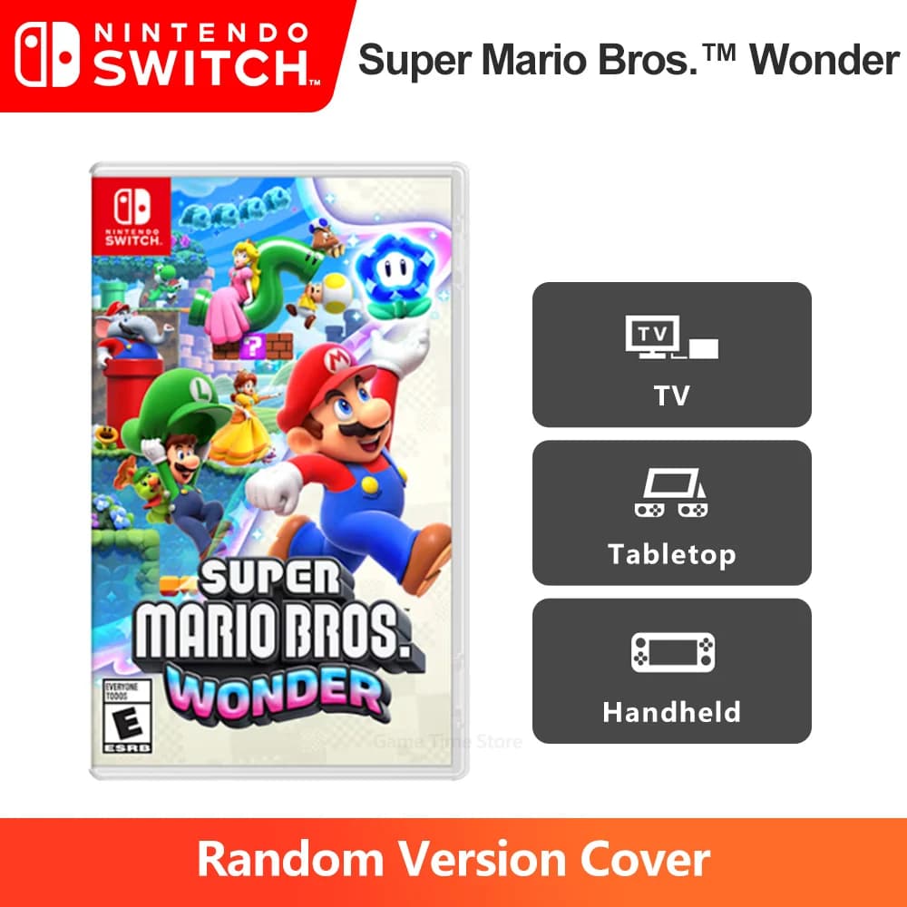 Super Mario Bros. Wonder Nintendo Switch jeu 100% nouvelle carte de jeu physique Platformer Genre Su