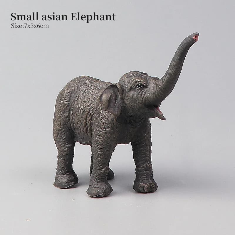 Figurines de simulation d'animaux sauvages africains, grand mamouth, éléphant, modèle en PVC, jouet 