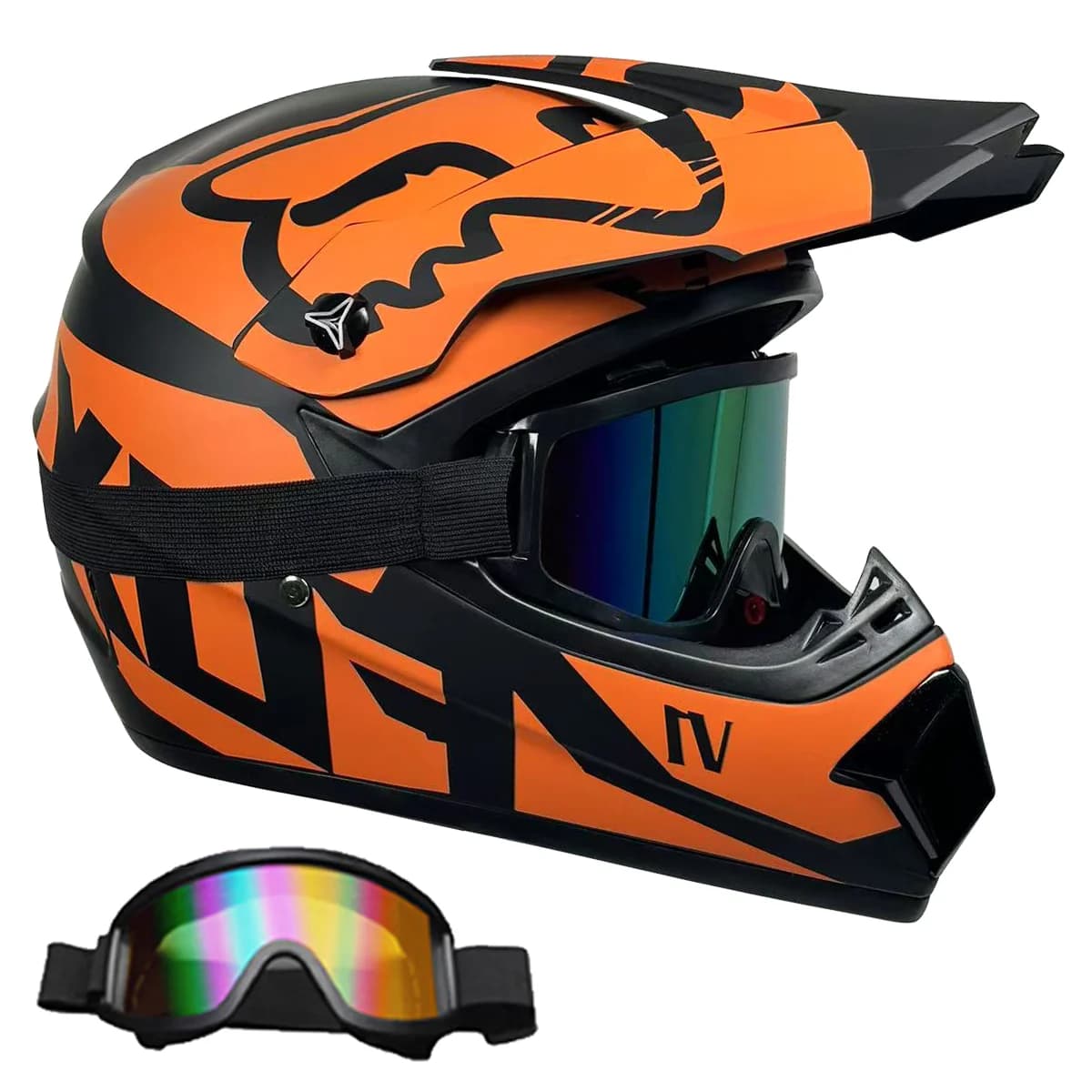 Casque de motocross pour enfants, sécurité lors des activités de descente tout-terrain RL et Cross