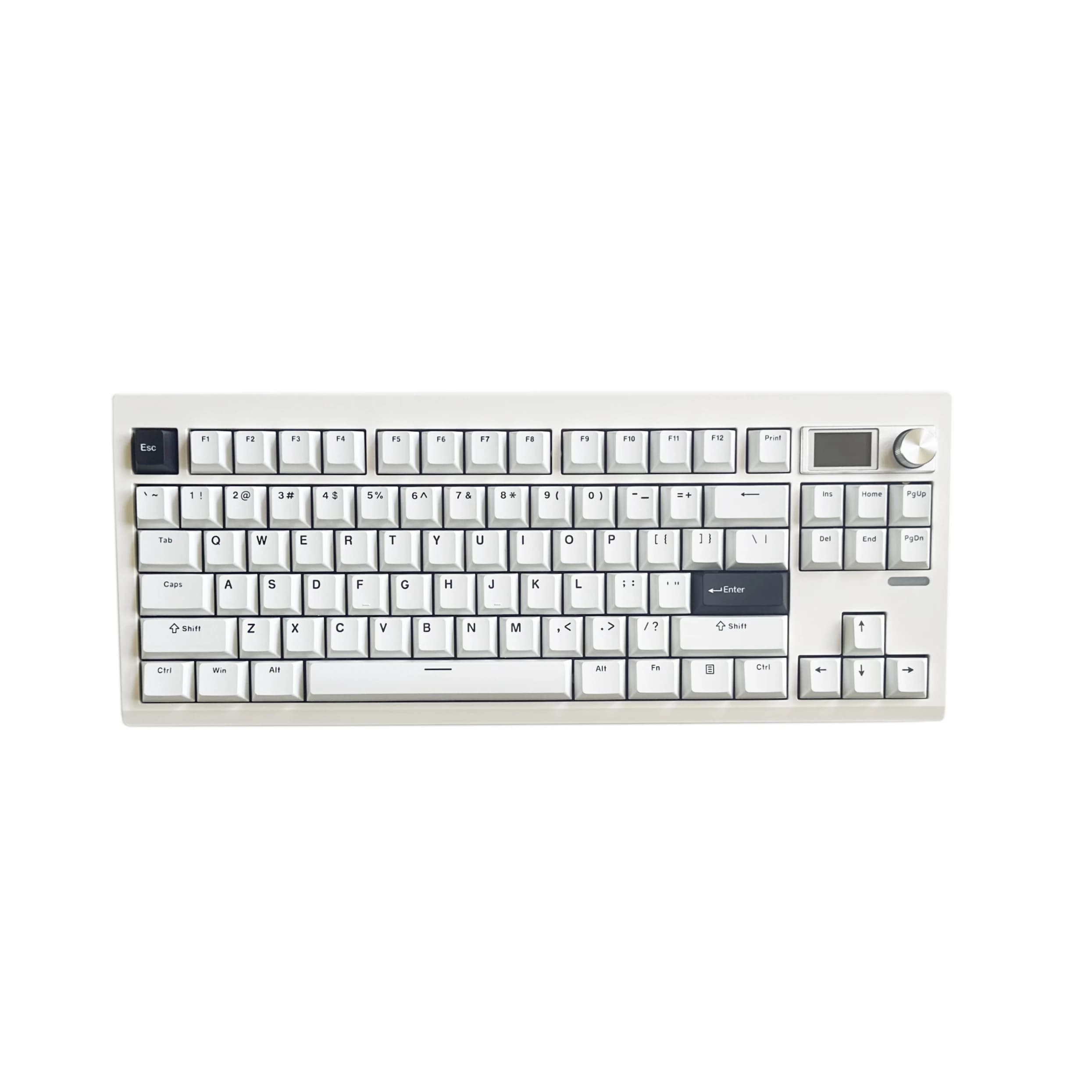 Clavier mécanique sans fil remplaçable à chaud, Bluetooth, écran d'affichage, bouton de volume loint