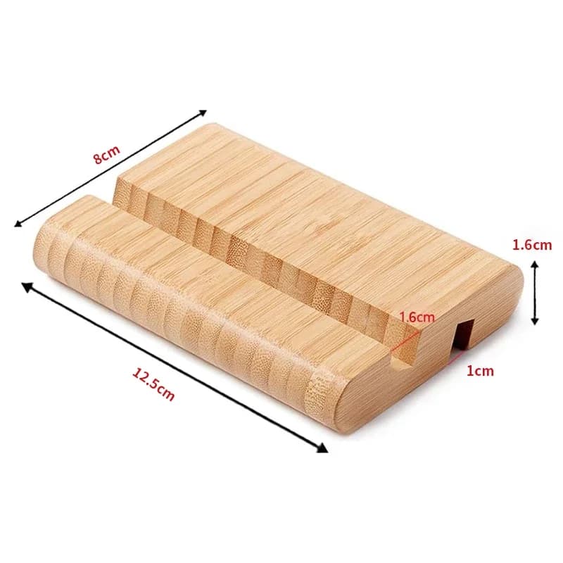 Support de téléphone portable support de tablette en bois pour support de bureau support de tablette