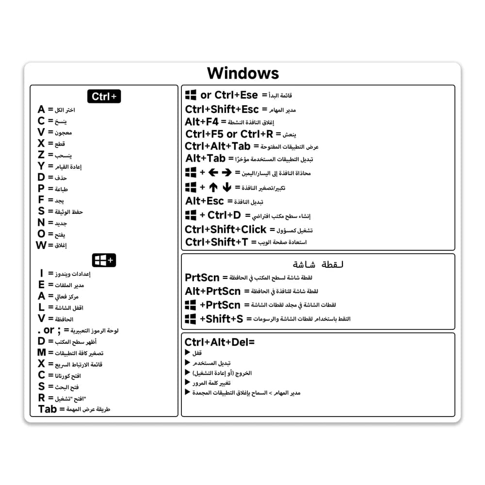 Autocollant de clé de raccourci pour ordinateur portable français, autocollant en vinyle étanche pou