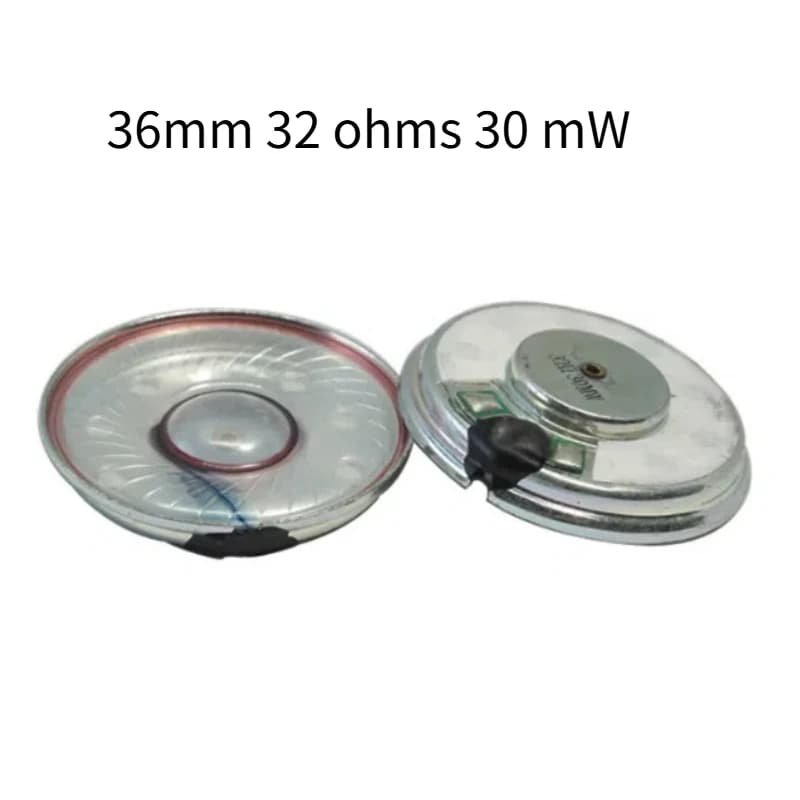 SOTAMIA 2 pièces HIFI métal 36/ 40/ 50mm haut-parleur pour casque Portable 32 Ohm 30 mW/ 50 mW haut-