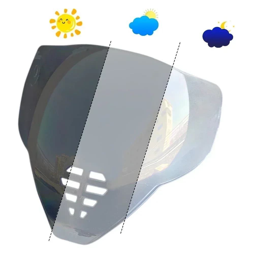 Visière photochromique pour casque, lentille de protection solaire pour ICON Airflite