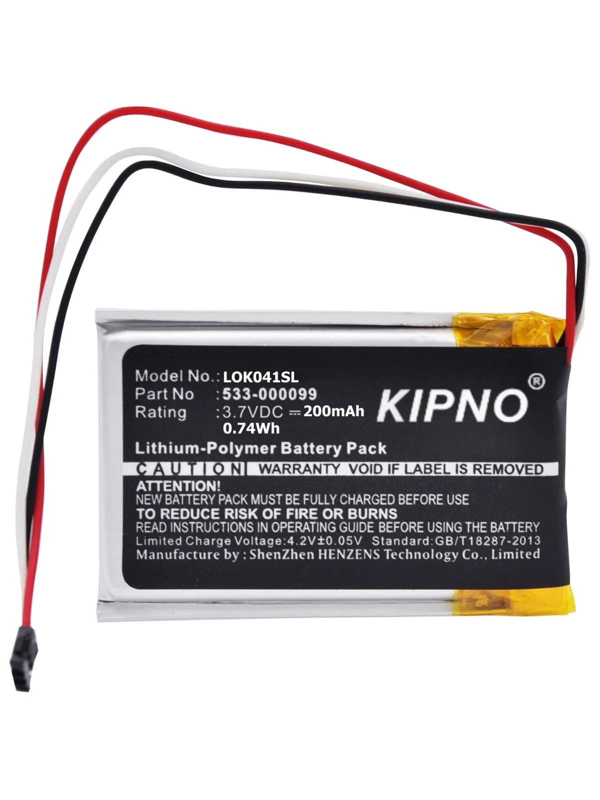 100% NOUVEAU Clavier KIPNO, souris, batterie 180mAh AHB222535PJT 533-000099 pour Logitech Keys-To-Go