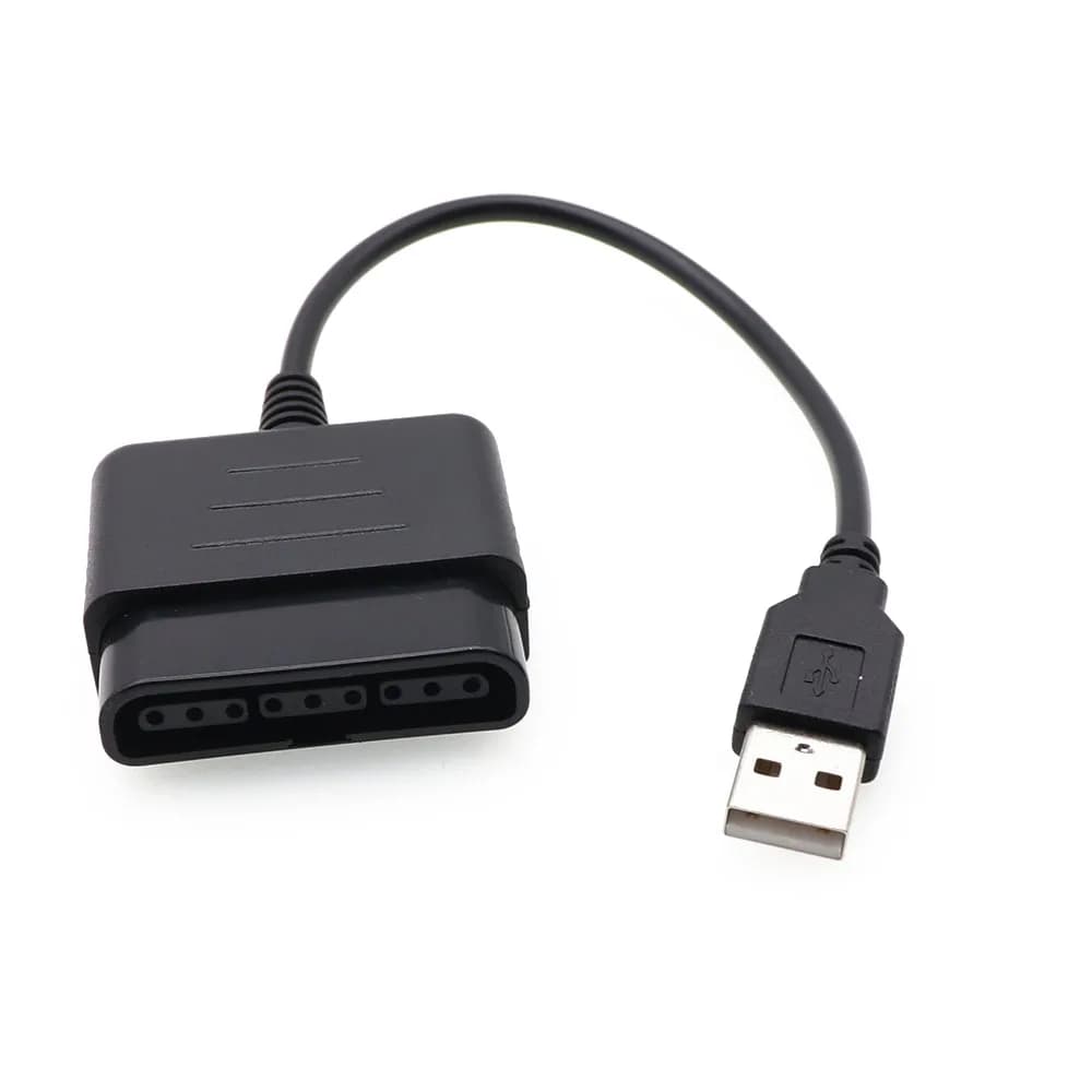 Câble convertisseur adaptateur USB pour contrôleur de jeu pour PS2 vers PS3 PC accessoires de jeu vi