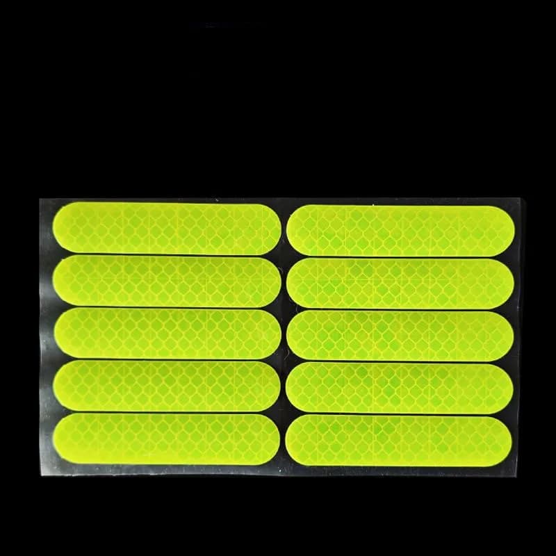 Autocollants réfléchissants pour vélo, autocollants de nuit pour moto, patchs décoratifs pour casque