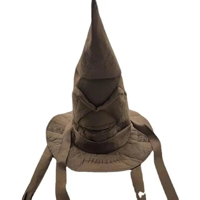 Chapeau de Sorcière en Cuir pour Homme, Accessoires de ixd'Halloween, Costume Cosplay