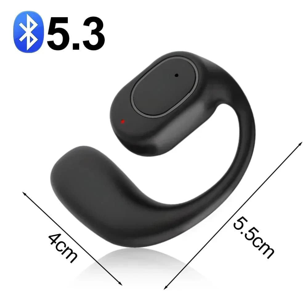 Écouteurs sans fil Bluetooth 5.3 à affichage LED, casque d'écoute, stéréo HiFi, réduction du bruit, 