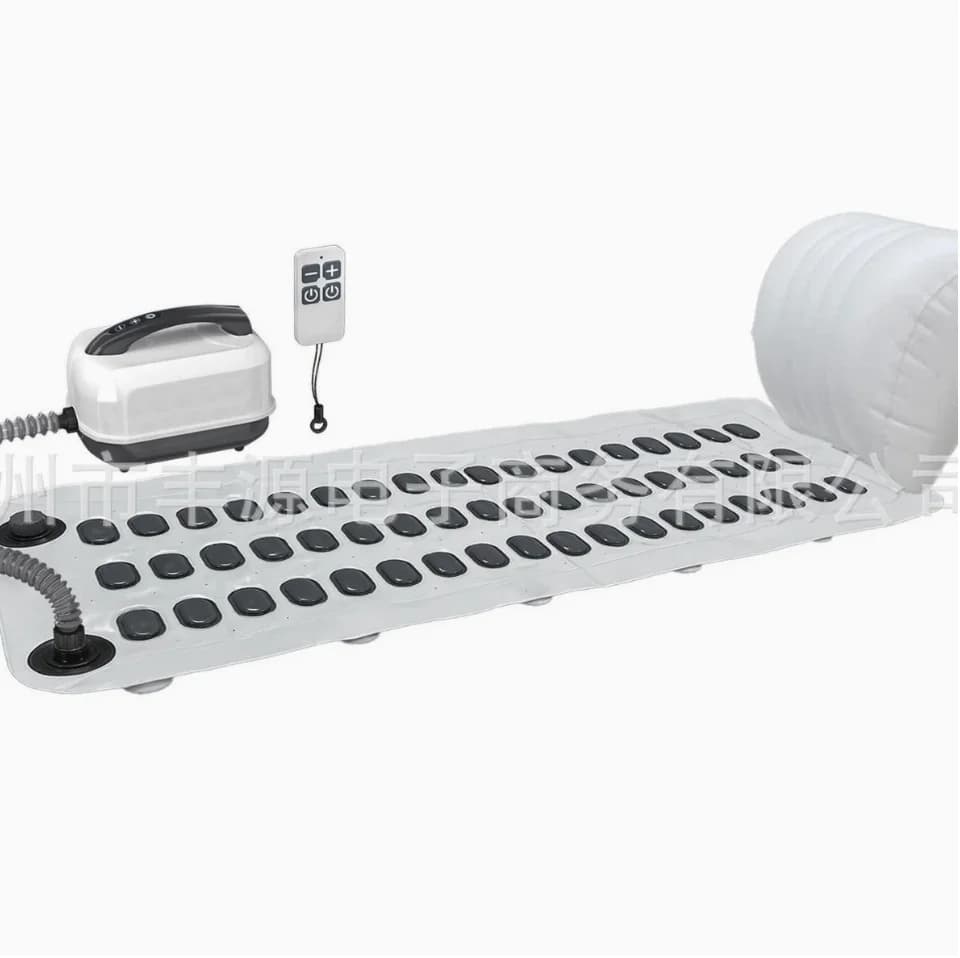 Tapis de Massage à bulles pour baignoire électrique, imperméable, antidérapant, pour Spa, bain à bul