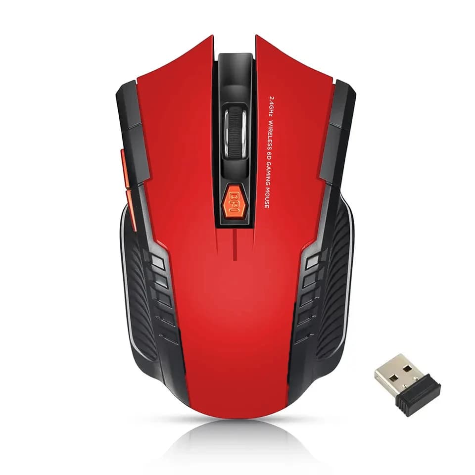 Souris sans fil 2.4G pour ordinateur Portable Gamer souris d'ordinateur ergonomique sans fil avec ré