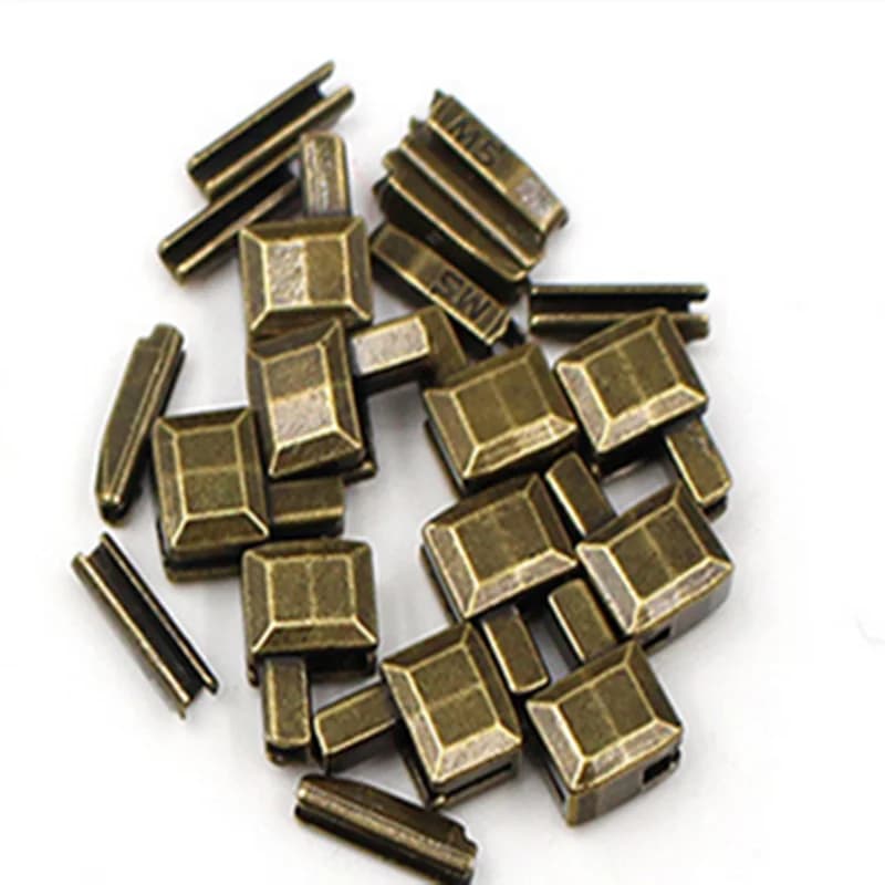 10 ensembles 3 #   5 #   8 #   Attaches de curseur de serrure de fermeture à glissière en métal pour