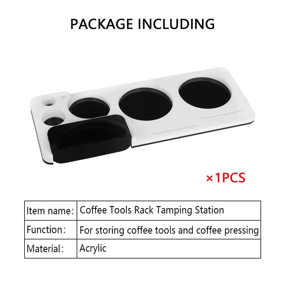 Support de rangement pour café en acrylique, accessoire multifonctionnel pour le café, support de ra