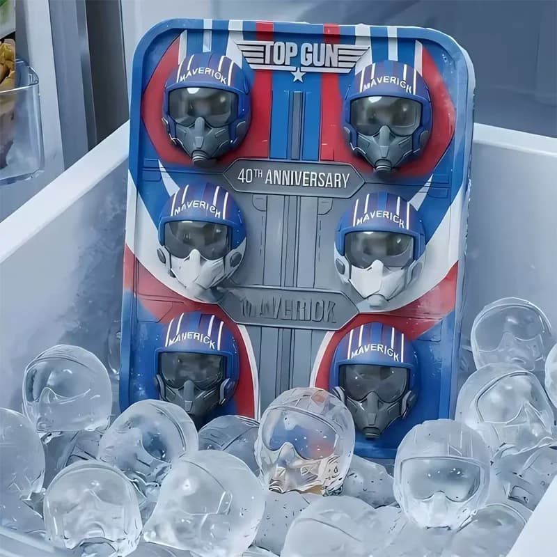 Casque de pilote commémoratif Top Gun 40e anniversaire, édition spéciale, utilisable comme seau à po