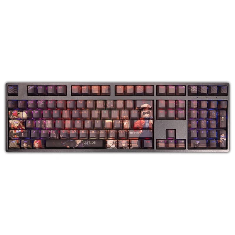 Clavier mécanique Anime Gaming Girl DIY Keycap, barrage de jeu, mignon, personnalisé, sans profil, c