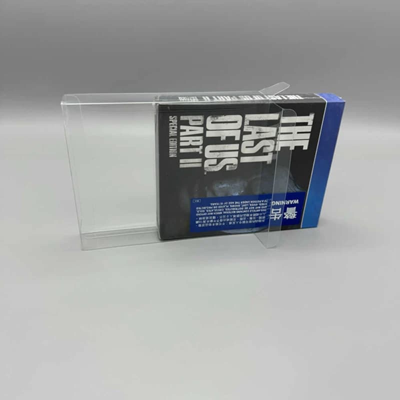 Boîte transparente transparente pour PS4 pour le dernier d'entre nous partie II édition spéciale boî