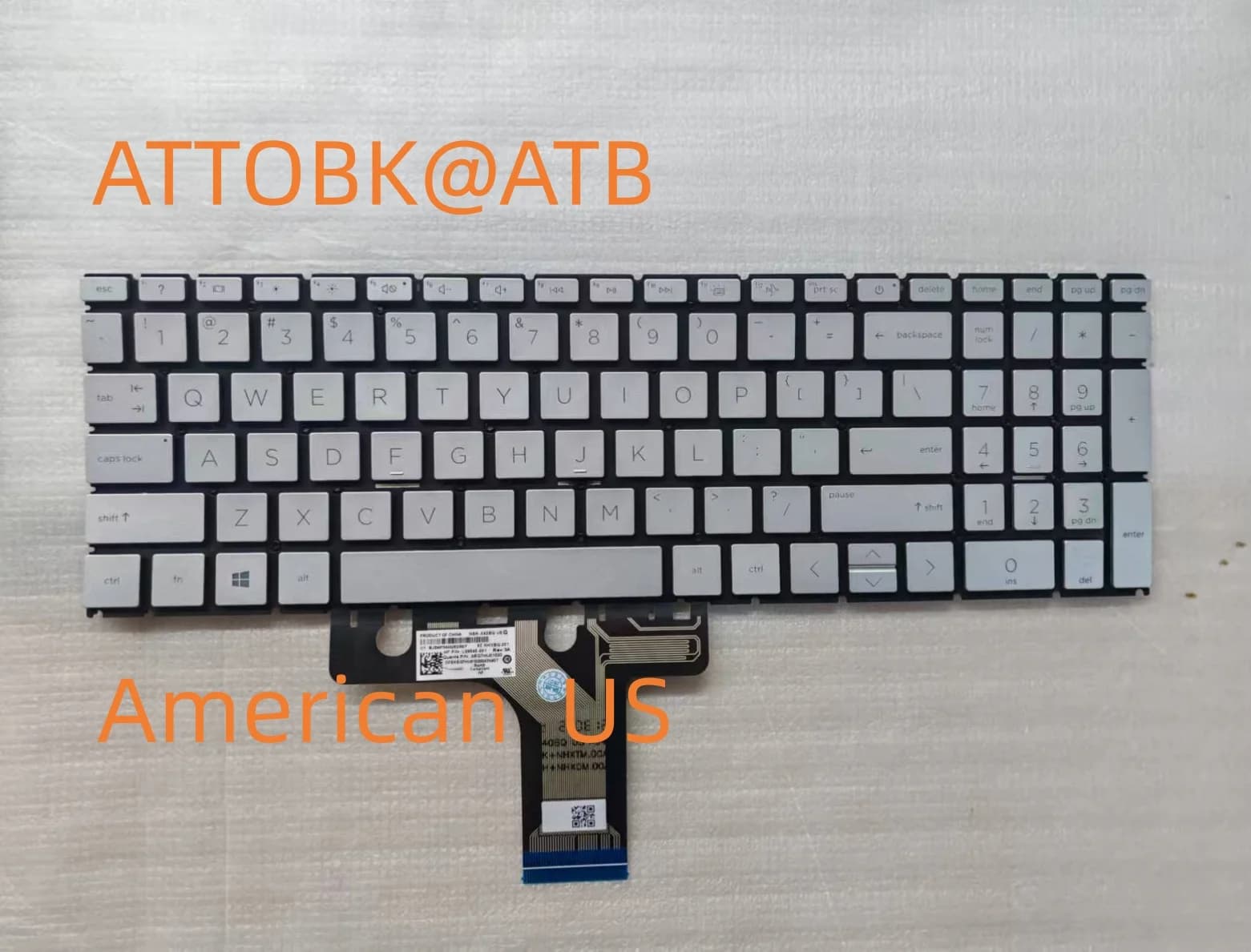 Clavier pour HP Pavilion 15-eg 15-eg0000 15t-eg 15-eg1000 15-eg2000 15-eh 15-eh2000 15z-eh US AR GE 