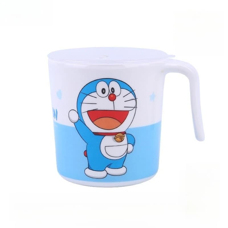 Tasse Doraemon mignonne pour petit déjeuner, café, thé, anti-chute, brosse à dents, tasse domestique