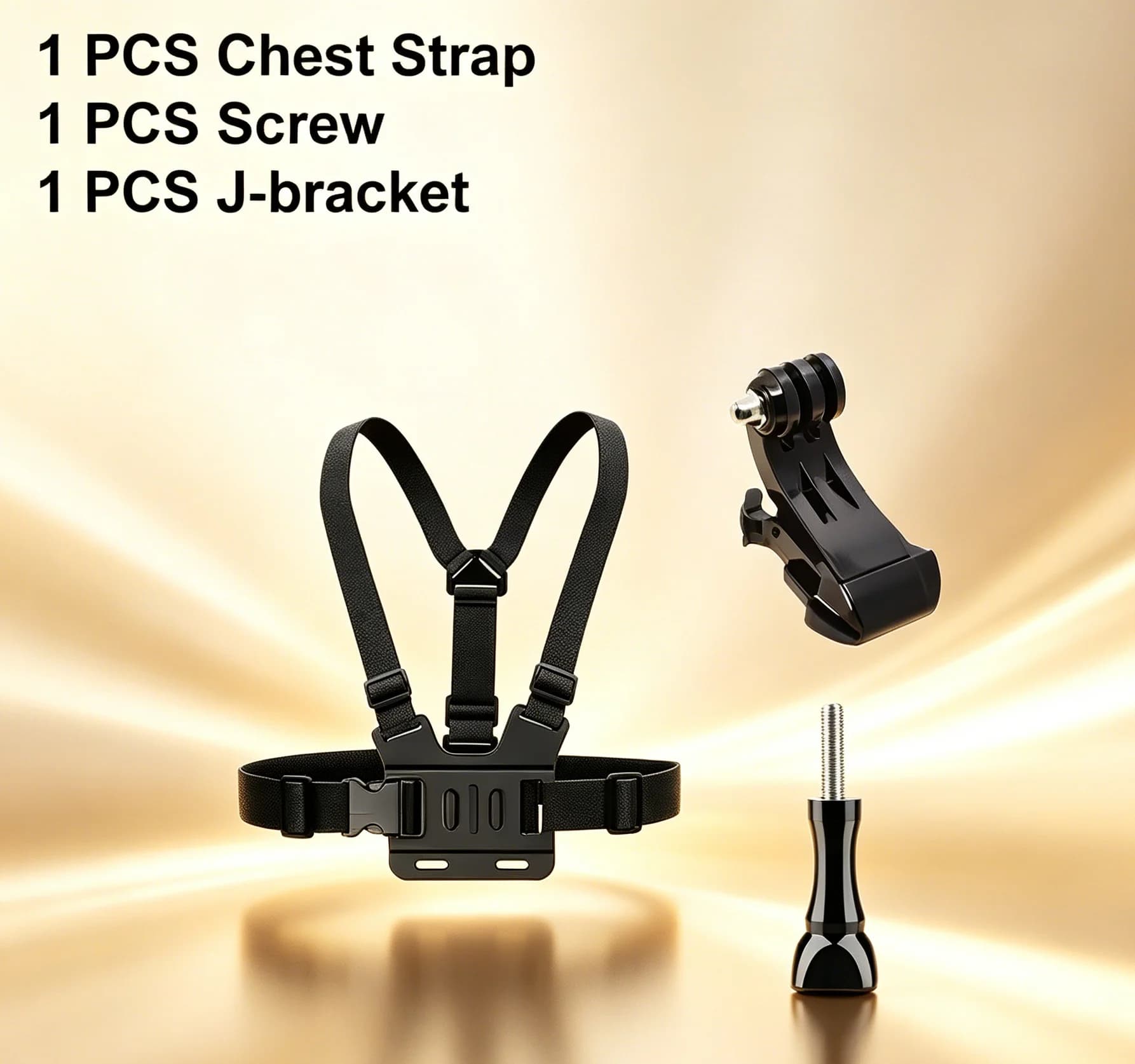 Accessoires de prise de vue pratiques 3 pièces, harnais de poitrine réglable avec clip pour téléphon