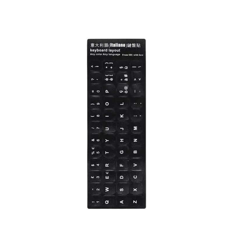 Autocollants lettres pour clavier, autocollants de réparation pour touches de clavier d'ordinateur, 