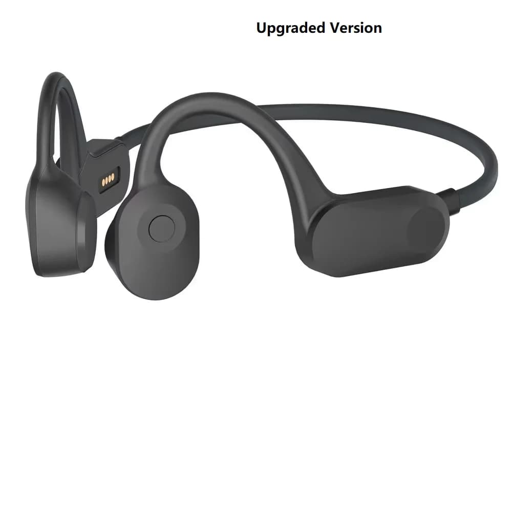 Aide auditive à conduction osseuse, casque Bluetooth à oreille ouverte pour les personnes âgées souf