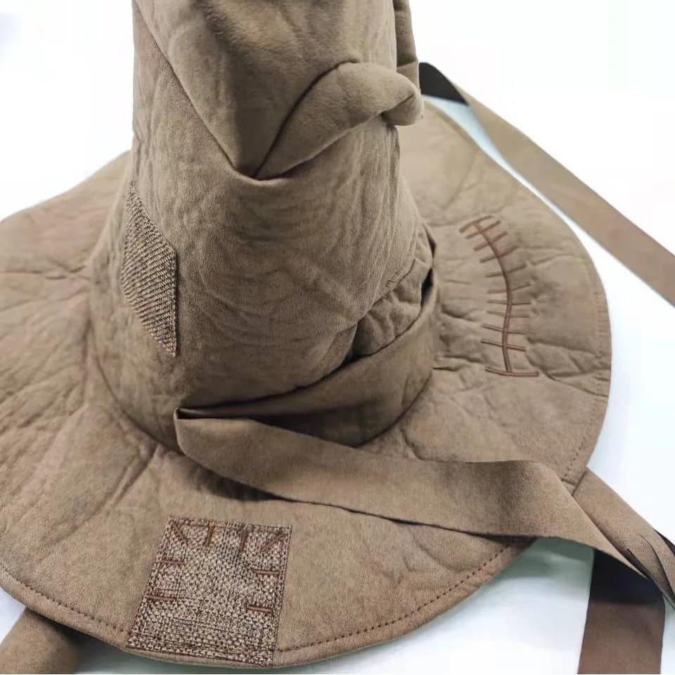 Chapeau de Sorcière en Cuir pour Homme, Accessoires de ixd'Halloween, Costume de Cosplay