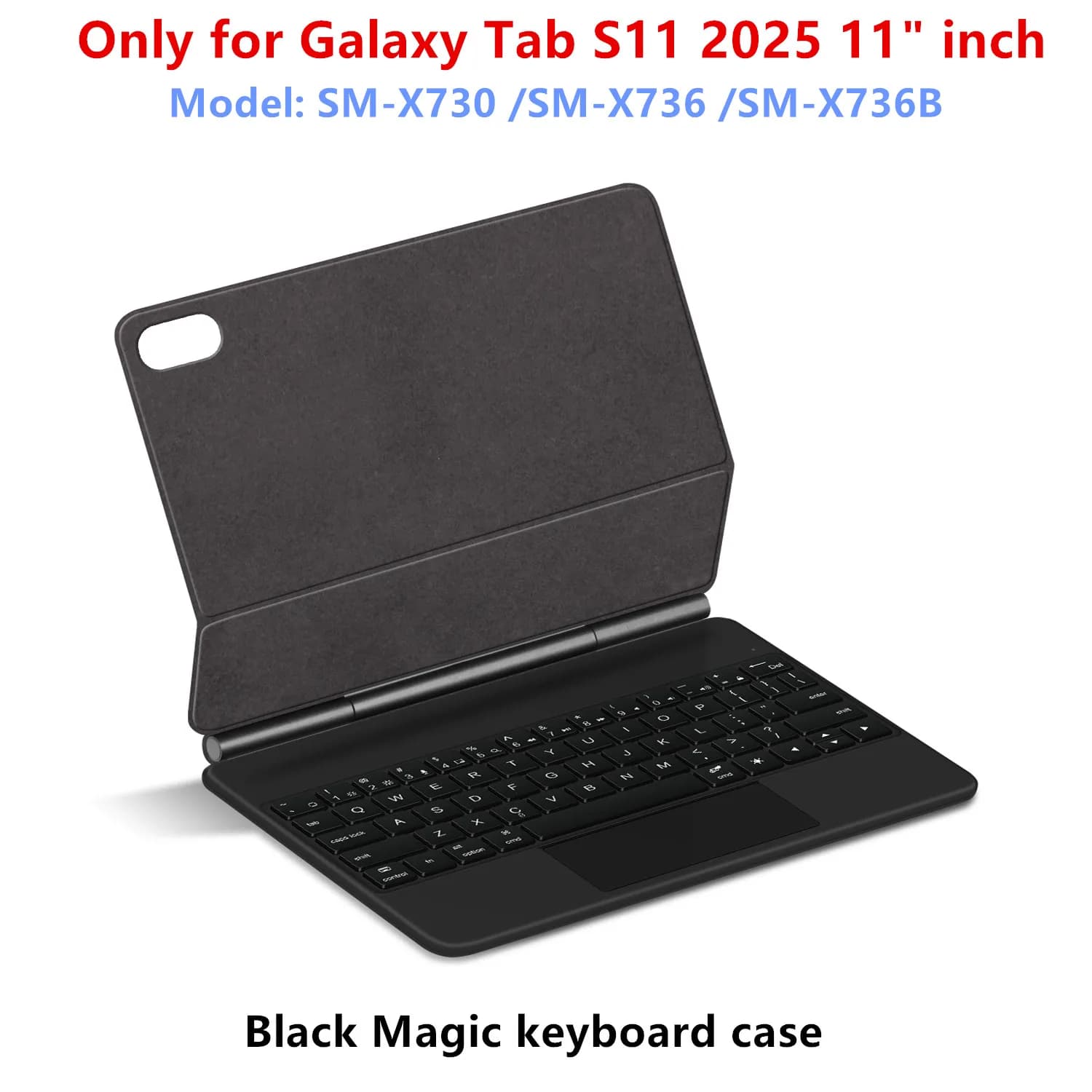 Étui clavier magique pour tablette Samsung Galaxy Tab S11 11 pouces 2025 SM-X730 X736B, coque intell