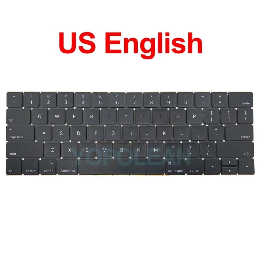 Nouveau clavier américain UK espagnol français coréen pour Macbook Pro Retina 13 "15" A1706 A1707 re