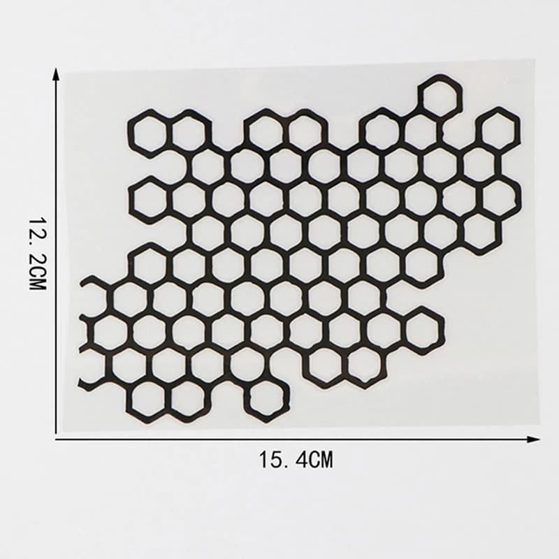 Autocollants de casque en nid d'abeille pour moto, 1 pièce, autocollants imperméables pour casque, a
