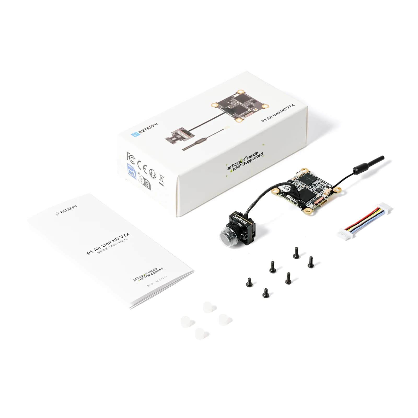 BETAFPV P1 unité d'air HD VTX contrôleur de vol FC sans brosse pour Air65 et Air75 (édition limitée)