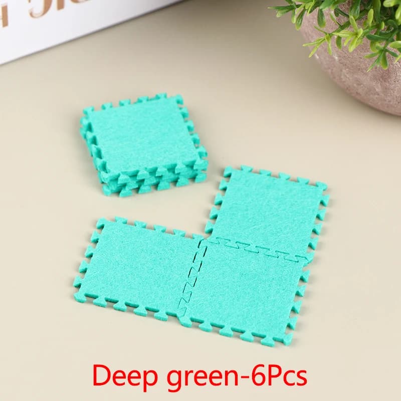 [Nouveau] NOUVEAU Lot de 6 tapis miniatures multicolores 1:12 pour maison de poupée, tapis de salon,
