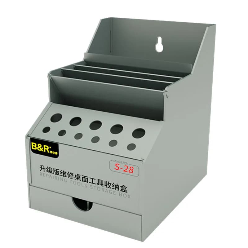 B & R-Outils de réparation multifonctions, outil de bureau, boîte de rangement, outil de support de 